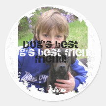 Distressed 2 Round Stickers