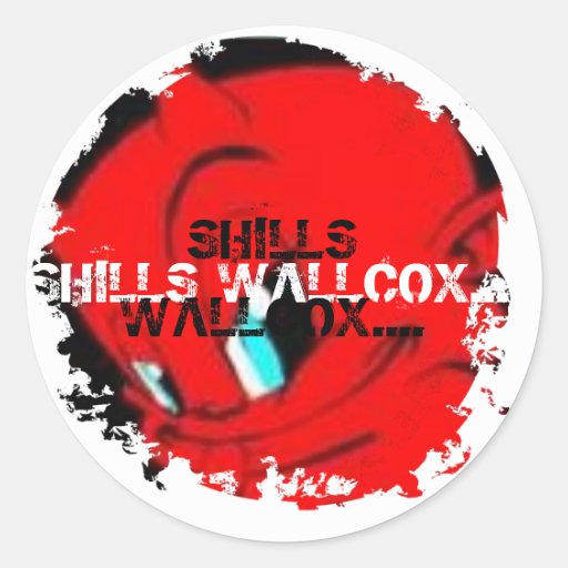 Distressed 2 Round Stickers