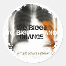 Distressed 2 Round Stickers