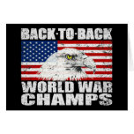 Distressed Back To Back World War Champs Cards