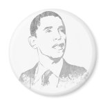 Distressed Barack Obama Magnets