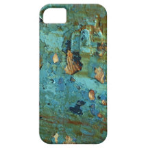 distressed blue paint cover iPhone 5 case
