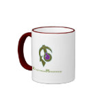 Distressed Border - 2-sided Ringer Mug