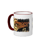 Distressed Border - 2-sided Ringer Mug