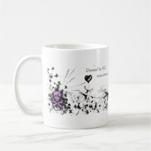 Distressed Border 2-sided Ringer Mug