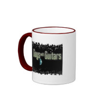 Distressed Border - 2-sided Ringer Mug