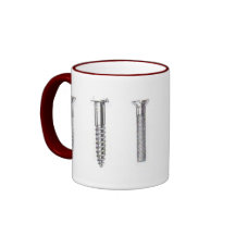 Distressed Border - 2-sided Ringer Mug