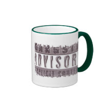 Distressed Border 2-sided Ringer Mug - Customized