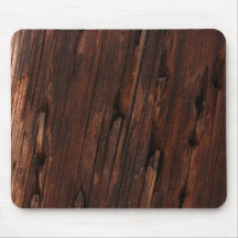 Distressed Brown Wood Bark Texturized Mouspad Mousepads