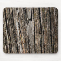 Distressed Brown Wood Bark Texturized Mouspad Mousepad