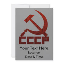 Distressed CCCP with Hammer & Sickle
