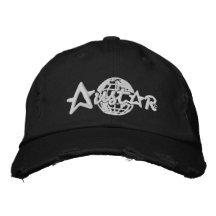 Distressed Chino Twilled Caps Embroidered Hat