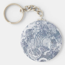 Distressed Denim Grunge Key Chains
