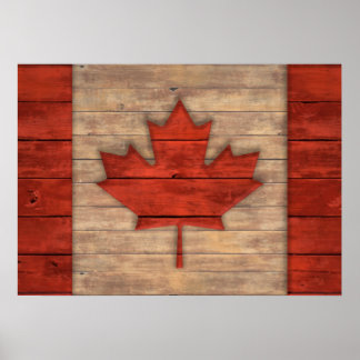 Canadian Flag Posters 