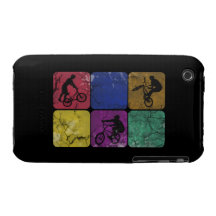 Distressed Freestyle Biker iPhone 3G 3Gs case iPhone 3 Covers
