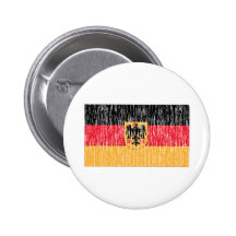 Distressed German Flag Pinback Buttons