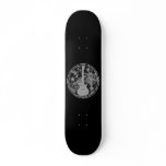 Distressed Guitar Stars Cameo Silhouette Dark BW