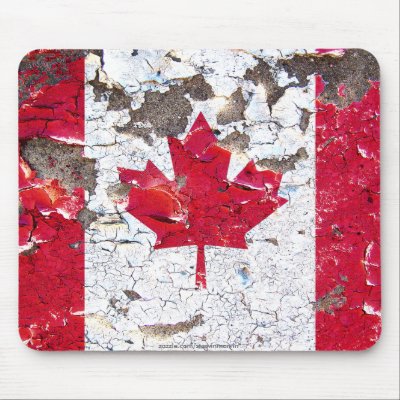 Distressed Nations - Canada (mousepad) by starvinmarvin