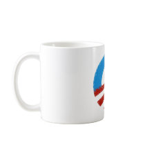 Distressed Obama Symbol Mug