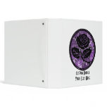 Distressed Rose Silhouette Cameo - Purple