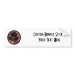 Distressed Rose Silhouette Cameo - Red