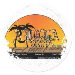 Distressed Round Stickers
