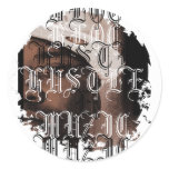Distressed Round Stickers