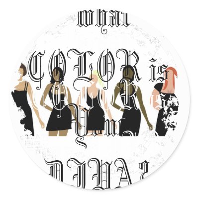 Distressed Round Stickers by mechelle003