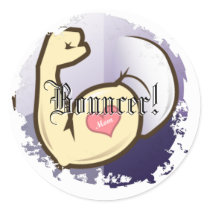 Distressed Round Stickers