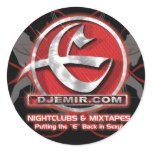 Distressed Round Stickers