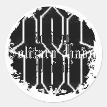 Distressed Round Stickers
