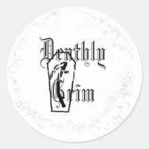 Distressed Round Stickers