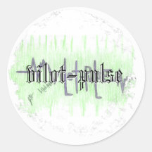 Distressed Round Stickers