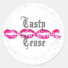 Distressed Round Stickers