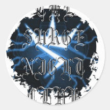 Distressed Round Stickers