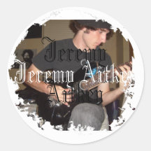 Distressed Round Stickers
