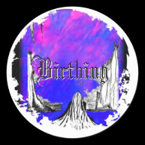 Distressed Round Stickers stickers