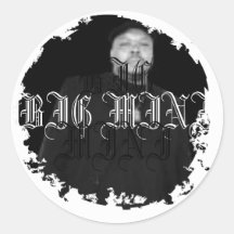 Distressed Round Stickers