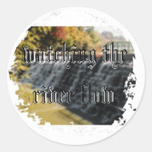 Distressed Round Stickers
