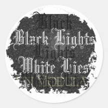 Distressed Round Stickers