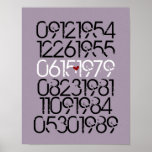 Distressed Special Dates Poster