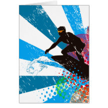 Distressed Surfer Paradise Cards