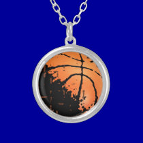Distressed Urban Basketball necklaces
