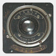 Distressed Vintage Camera Sticker