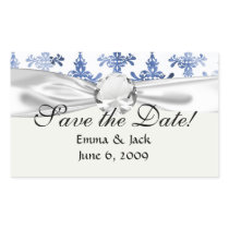 distressed white and royal blue damask pattern stickers