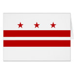 District of Columbia Flag Card