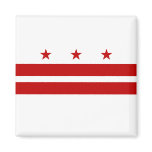 District of Columbia Flag Refrigerator Magnet