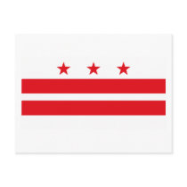 District of Columbia Flag Postcard