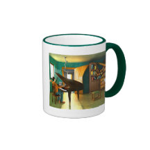 Disturbing the Pianist Coffee Mugs