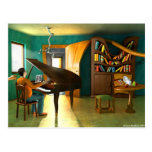 Disturbing the Pianist Postcard